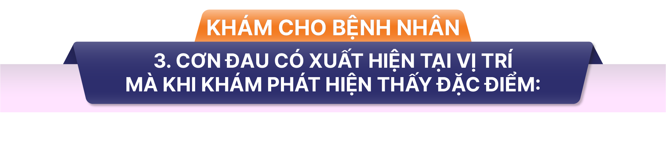 Bảng 3 câu hỏi bệnh nhân